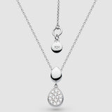 Kit Heath Coast Pebble Glisten Pavé Necklace 18"