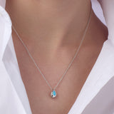 Kit Heath Coast Pebble Blue Opal Necklace