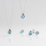 Kit Heath Coast Pebble Blue Opal Necklace