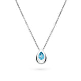 Kit Heath Coast Pebble Blue Topaz Necklace