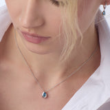 Kit Heath Coast Pebble Blue Topaz Necklace