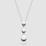 Kit Heath Coast Pebble Triple Linking Pebbles Necklace 18"