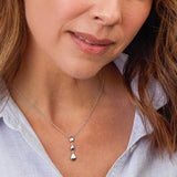 Kit Heath Coast Pebble Triple Linking Pebbles Necklace