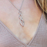 Kit Heath Entwine Twine Link Trio Necklace 24"