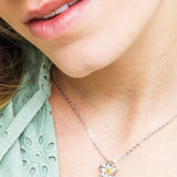 Kit Heath Blossom Wood Rose Necklace 18"