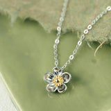 Kit Heath Blossom Wood Rose Necklace 18"