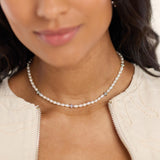 Kit Heath Blossom Flyte Honey Flower Pearl Station Necklace