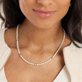 Kit Heath Blossom Flyte Honey Flower Pearl Station Necklace