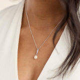 Kit Heath Blossom Flyte Honey Flower Oval Pearl Necklace