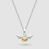 Kit Heath Blossom Flyte Honey Bee Mini Necklace 17"