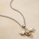 Kit Heath Blossom Flyte Honey Bee Mini Necklace 17"