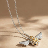 Kit Heath Blossom Flyte Honey Bee Midi Necklace 18"