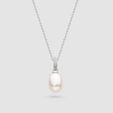 Kit Heath Revival Classic Pearl Glitz CZ Necklace 18"