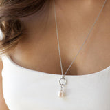 Kit Heath Revival Pearl Link Drop Necklace 22"