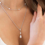 Kit Heath Revival Glitz Pearl Necklace 18"