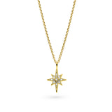 Kit Heath Céleste North Star Golden Petite Necklace 18"