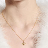 Kit Heath Céleste North Star Golden Petite Necklace 18"