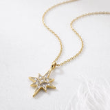 Kit Heath Céleste North Star Golden Petite Necklace 18"