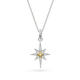 Kit Heath Céleste North Star Golden Two-Tone Necklace 18"