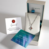 Kit Heath Céleste January Aurora Birthstone Garnet Necklace