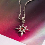 Kit Heath Céleste January Aurora Birthstone Garnet Necklace