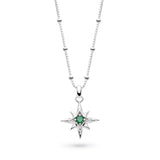 Kit Heath Céleste May Aurora Birthstone Synthetic Emerald Necklace