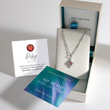 Kit Heath Céleste July Aurora Birthstone Synthetic Ruby Necklace