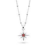 Kit Heath Céleste July Aurora Birthstone Synthetic Ruby Necklace