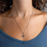 Kit Heath Céleste September Aurora Birthstone Synthetic Sapphire Necklace