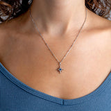 Kit Heath Céleste September Aurora Birthstone Synthetic Sapphire Necklace