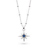 Kit Heath Céleste September Aurora Birthstone Synthetic Sapphire Necklace