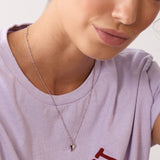 Kit Heath Desire Kiss Midi Heart Ball Chain Necklace