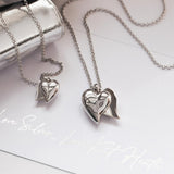 Kit Heath Desire Love Duet Heart Necklace 18"