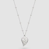 Kit Heath Desire Kiss Precious Heart Ball Chain Necklace 18"