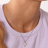 Kit Heath Desire Kiss Precious Heart Ball Chain Necklace 18"