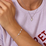 Kit Heath Desire Kiss Precious Heart Ball Chain Necklace