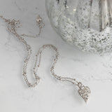 Kit Heath Desire Kiss Precious Heart Ball Chain Necklace 18"