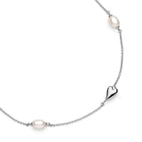 Kit Heath Desire Kiss Pearl Station Necklace