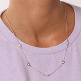 Kit Heath Desire Kiss Pearl Station Necklace