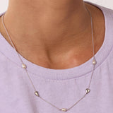 Kit Heath Desire Kiss Pearl Station Necklace 18"