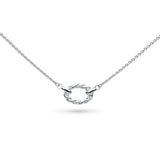 Kit Heath Marina Rope Twist Oval Mini Necklace