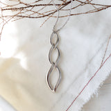 Kit Heath Entwine Twine Link Trio Necklace 18"