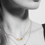 Kit Heath Infinity Golden Mini Necklet 17"