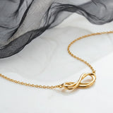 Kit Heath Infinity Golden Mini Necklet 17"