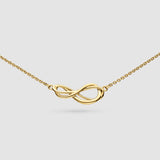 Kit Heath Infinity Golden Mini Necklet 17"