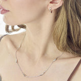 Kit Heath Serenity Curve Station Necklace 18"