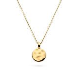 Kit Heath Mirage Reflect Golden Round Disc Mini Necklace
