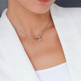 Kit Heath Bevel Cirque Link Pavé Necklace 17"