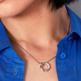 Kit Heath Bevel Cirque Link Pavé Necklace