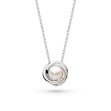 Kit Heath Bevel Trilogy Pearl Necklace 18"